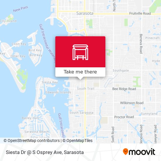 Siesta Dr @ S Osprey Ave map