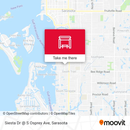 Mapa de Siesta Dr @ S Osprey Ave