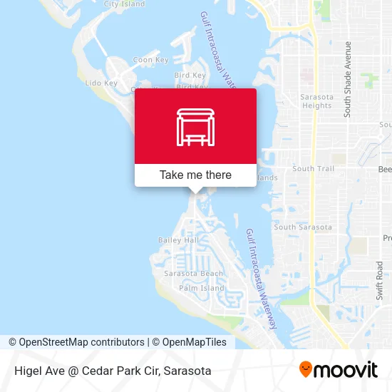 Higel Ave @ Cedar Park Cir map