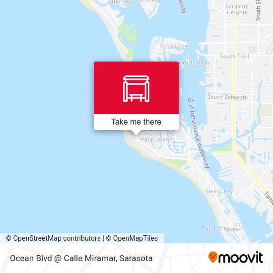 Mapa de Ocean Blvd @ Calle Miramar