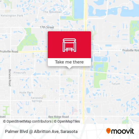 Palmer Blvd @ Albritton Ave map
