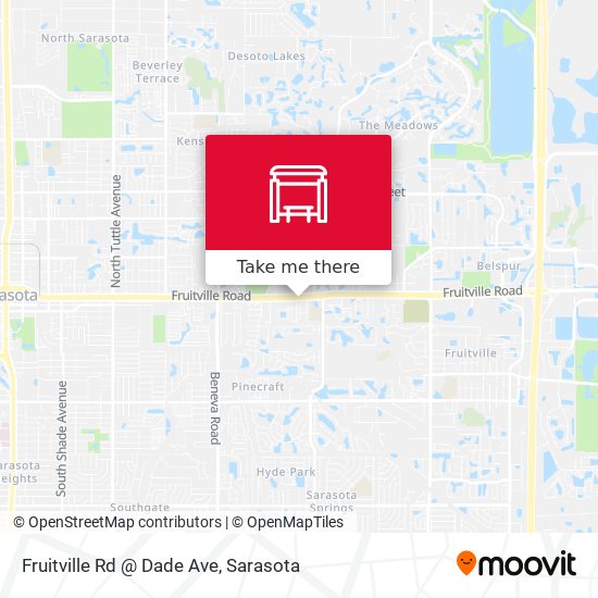 Fruitville Rd @ Dade Ave map