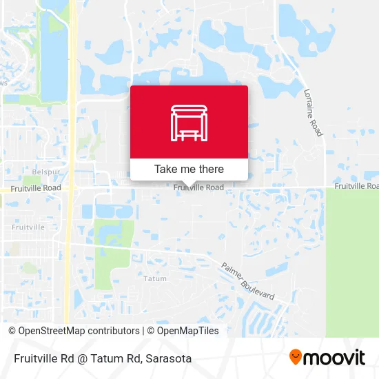 Fruitville Rd @ Tatum Rd map