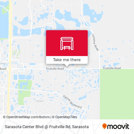 Mapa de Sarasota Center Blvd @ Fruitville Rd