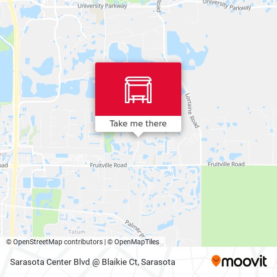 Mapa de Sarasota Center Blvd @ Blaikie Ct
