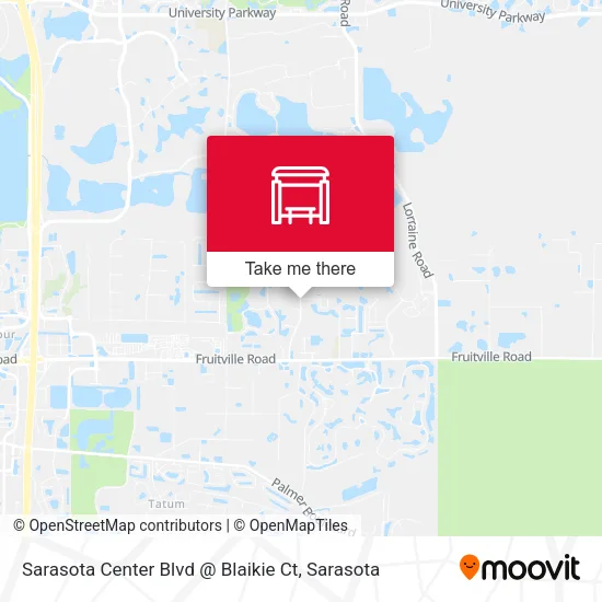 Mapa de Sarasota Center Blvd @ Blaikie Ct