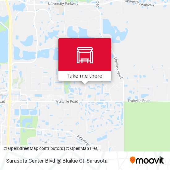 Mapa de Sarasota Center Blvd @ Blaikie Ct