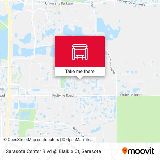 Mapa de Sarasota Center Blvd @ Blaikie Ct