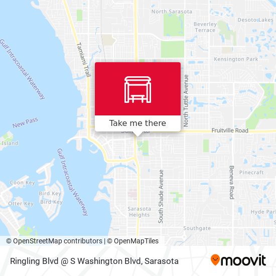 Ringling Blvd @ S Washington Blvd map