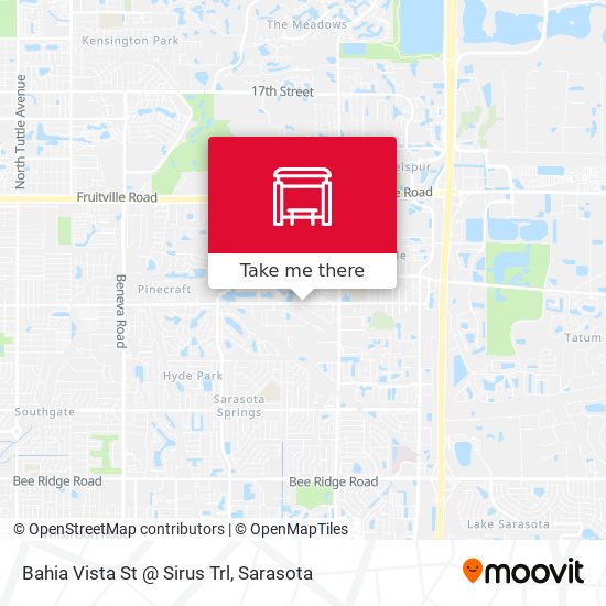 Bahia Vista St @ Sirus Trl map