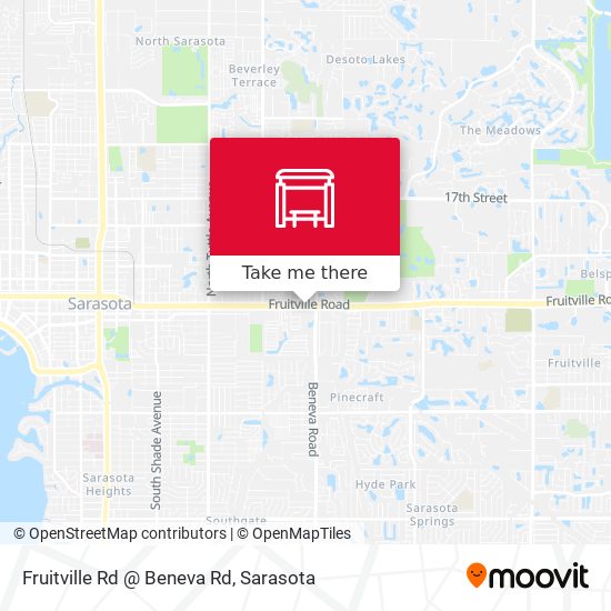 Fruitville Rd @ Beneva Rd map