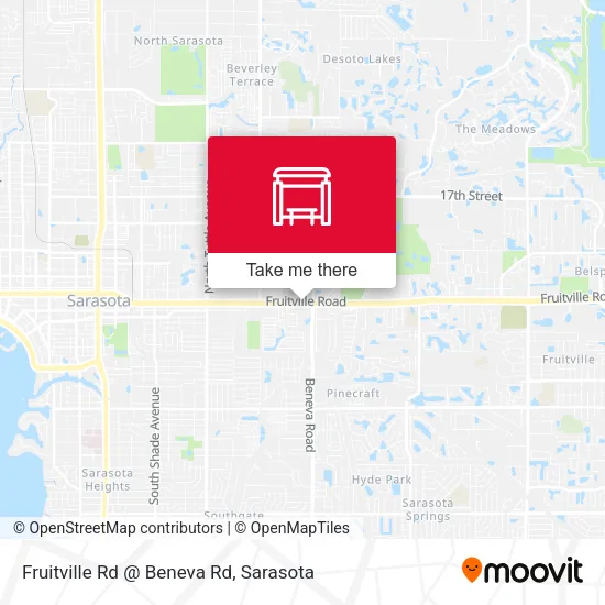 Mapa de Fruitville Rd @ Beneva Rd