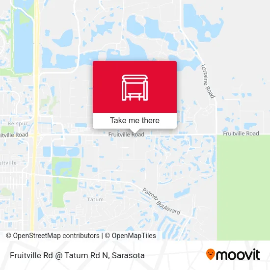 Mapa de Fruitville Rd @ Tatum Rd N