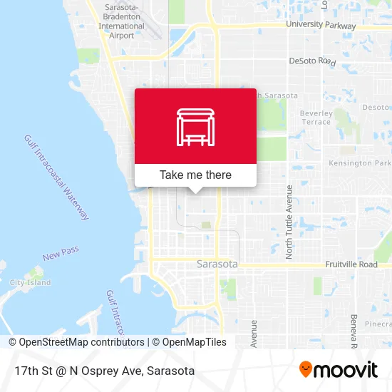 Mapa de 17th St @ N Osprey Ave