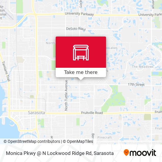 Mapa de Monica Pkwy @ N Lockwood Ridge Rd