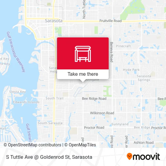 Mapa de S Tuttle Ave @ Goldenrod St