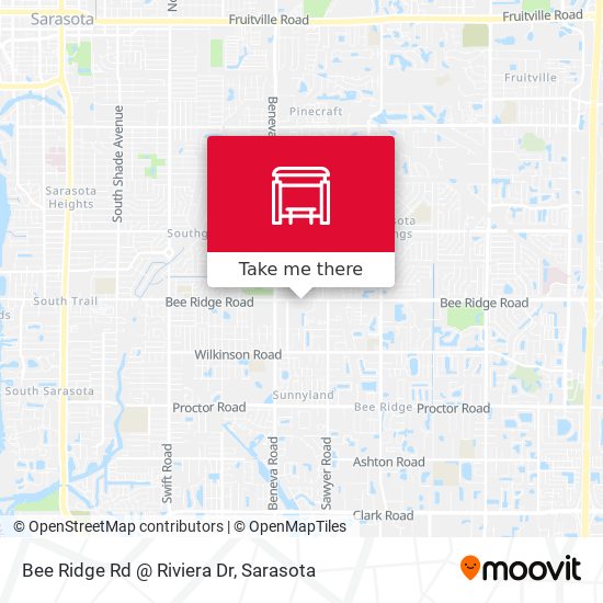 Bee Ridge Rd @ Riviera Dr map