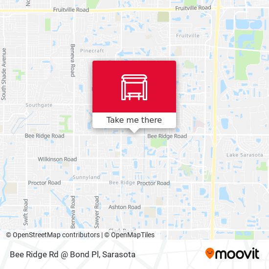 Bee Ridge Rd @ Bond Pl map
