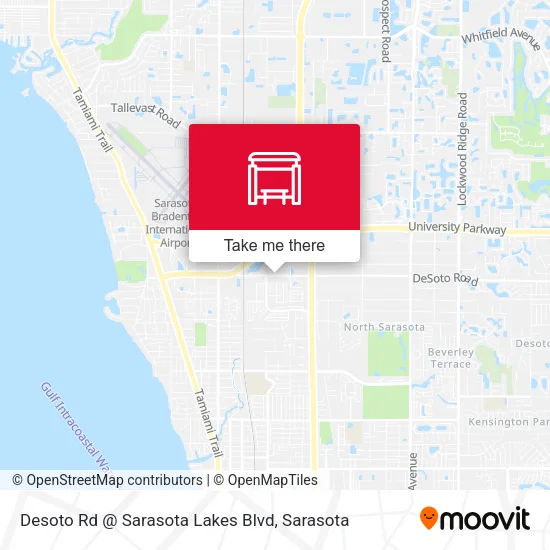 Mapa de Desoto Rd @ Sarasota Lakes Blvd
