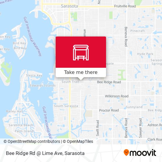 Bee Ridge Rd @ Lime Ave map