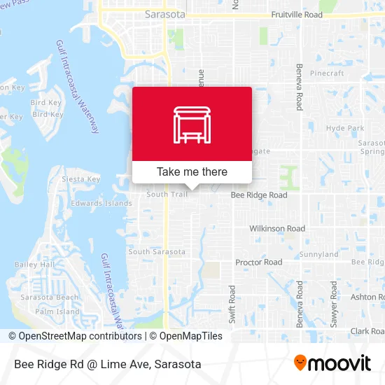Mapa de Bee Ridge Rd @ Lime Ave