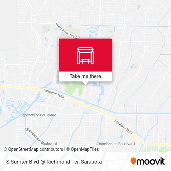 Mapa de S Sumter Blvd @ Richmond Ter