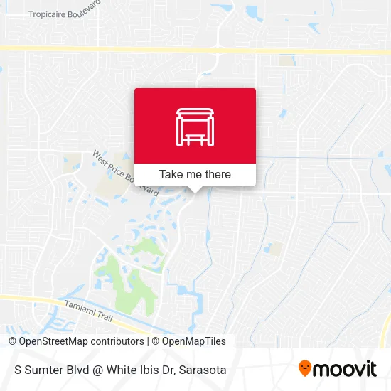 Mapa de S Sumter Blvd @ White Ibis Dr