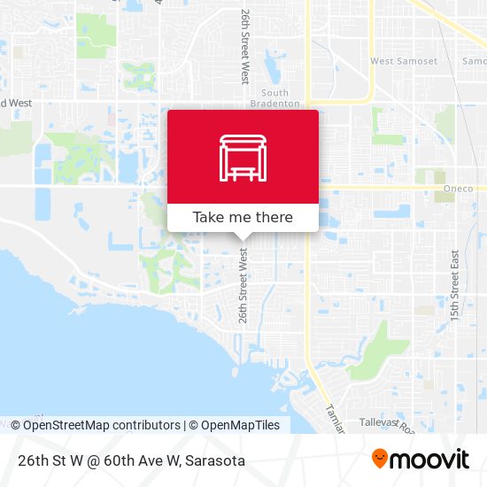 Mapa de 26th St W @ 60th Ave W