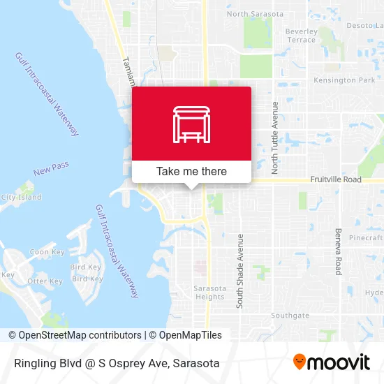 Mapa de Ringling Blvd @ S Osprey Ave