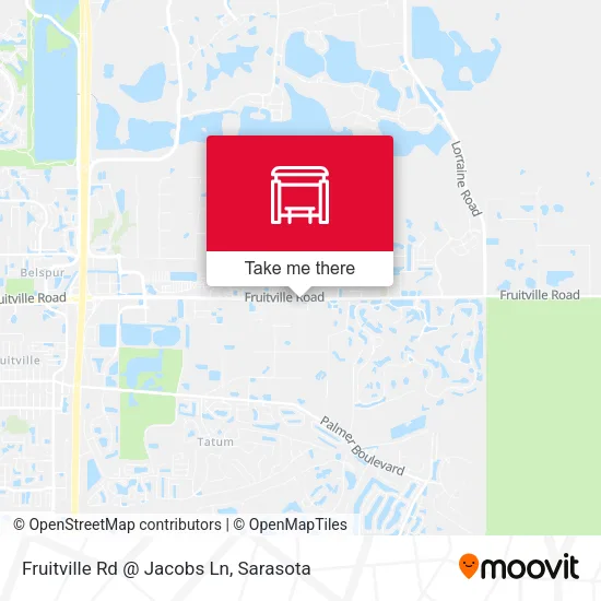 Mapa de Fruitville Rd @ Jacobs Ln