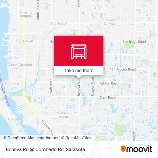 Mapa de Beneva Rd @ Coronado Rd