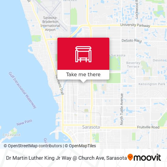 Dr Martin Luther King Jr Way @ Church Ave map
