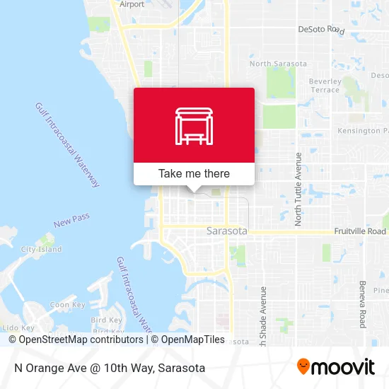 Mapa de N Orange Ave @ 10th Way