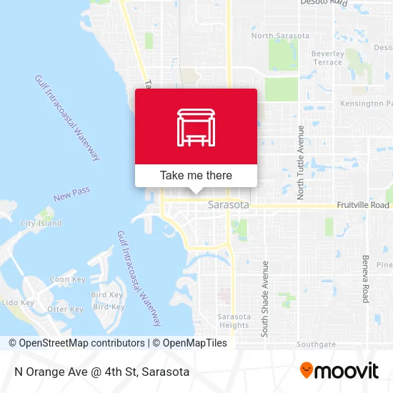 Mapa de N Orange Ave @ 4th St