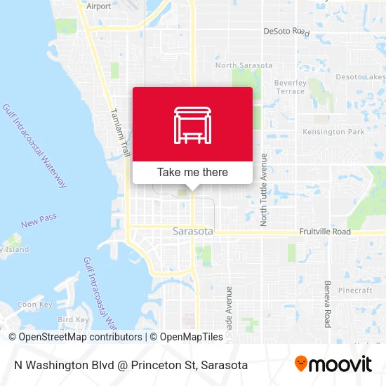 Mapa de N Washington Blvd @ Princeton St