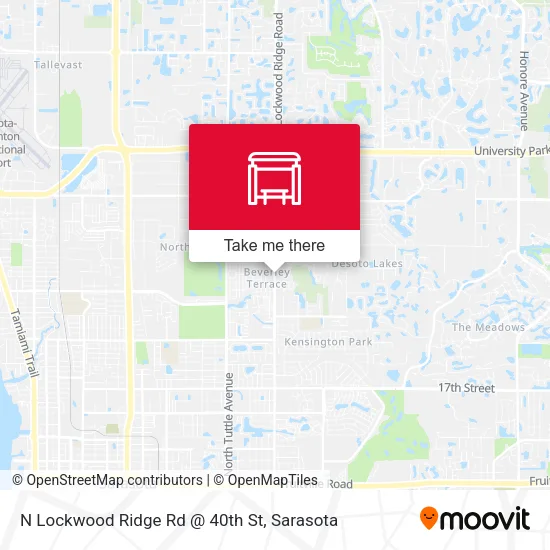 Mapa de N Lockwood Ridge Rd @ 40th St