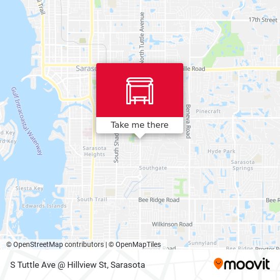 S Tuttle Ave @ Hillview St map