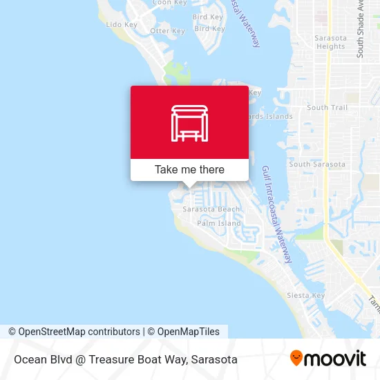 Mapa de Ocean Blvd @ Treasure Boat Way