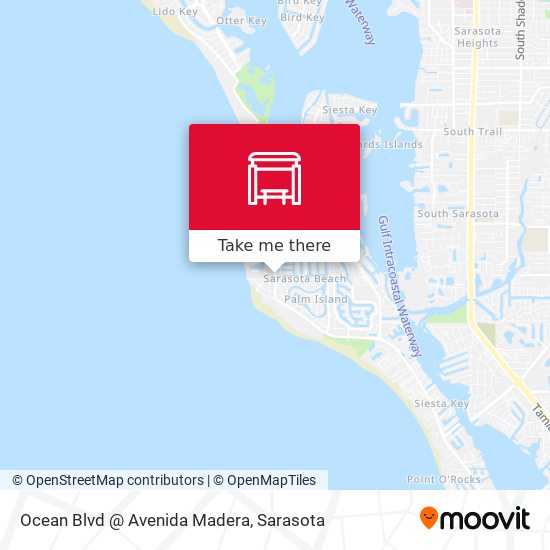 Ocean Blvd @ Avenida Madera map