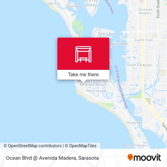 Mapa de Ocean Blvd @ Avenida Madera
