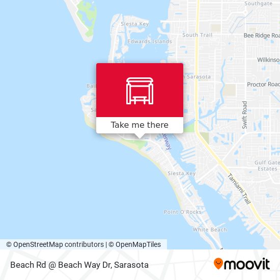 Mapa de Beach Rd @ Beach Way Dr