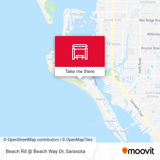 Mapa de Beach Rd @ Beach Way Dr