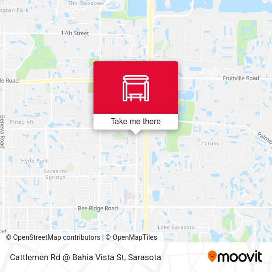 Mapa de Cattlemen Rd @ Bahia Vista St