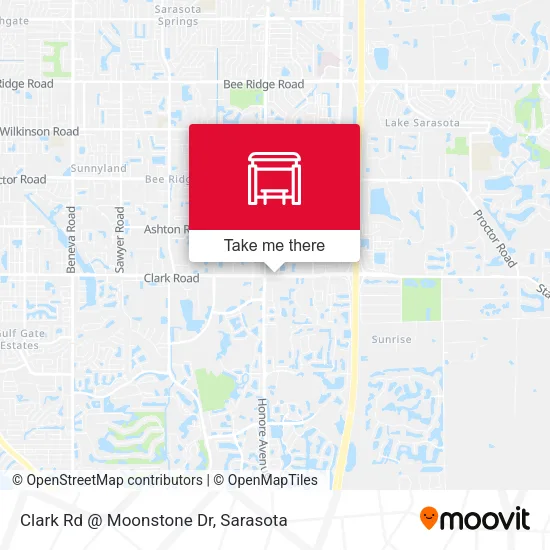 Mapa de Clark Rd @ Moonstone Dr