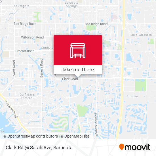 Clark Rd @ Sarah Ave map