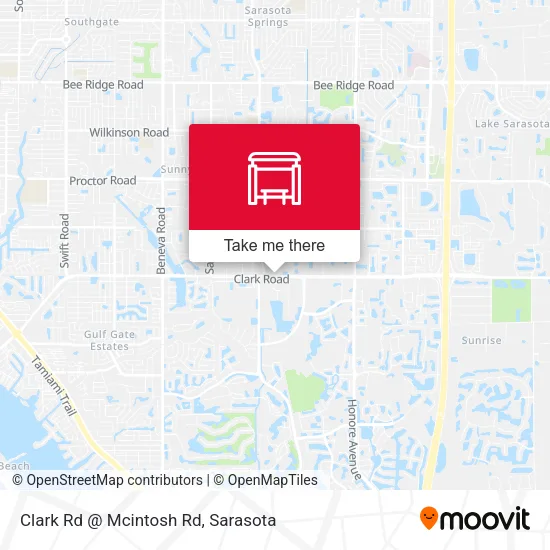 Mapa de Clark Rd @ Mcintosh Rd
