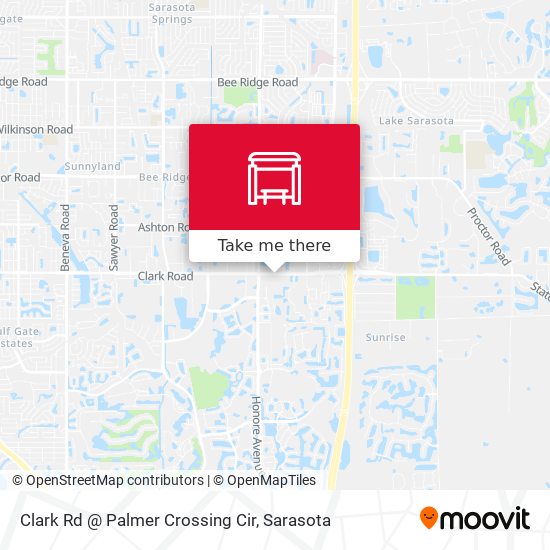 Mapa de Clark Rd @ Palmer Crossing Cir