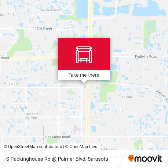 Mapa de S Packinghouse Rd @ Palmer Blvd