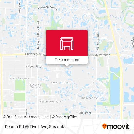 Mapa de Desoto Rd @ Tivoli Ave