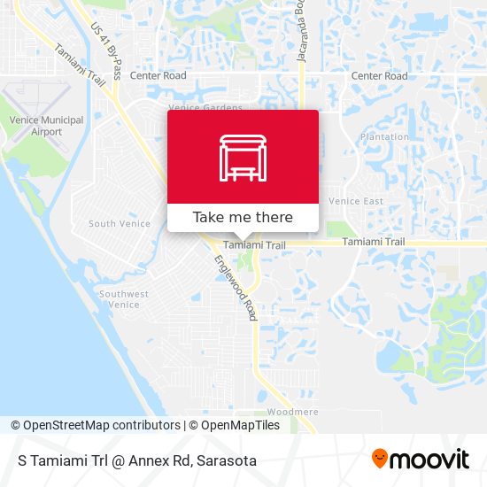 S Tamiami Trl @ Annex Rd map